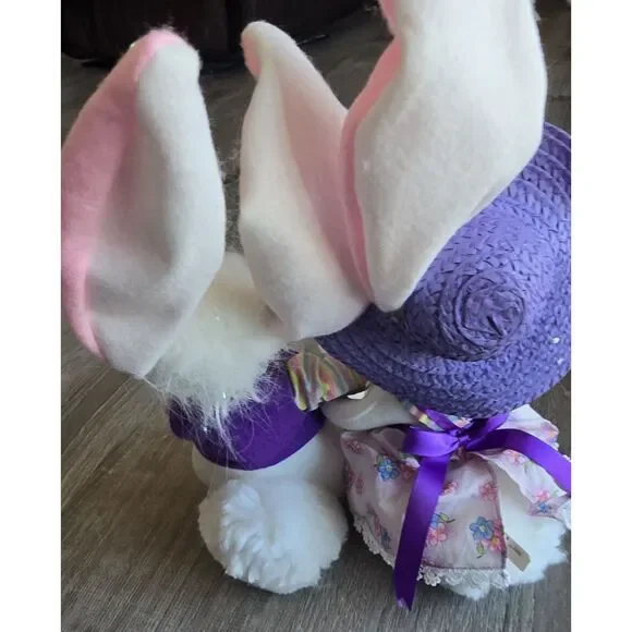 2009 Annalee Mr & Mrs Easter Bunny Rabbit Plush - Picture 10 of 16